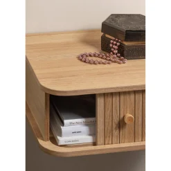 Discount WOOOD Jena hangend nachtkastje links/rechts hout naturel