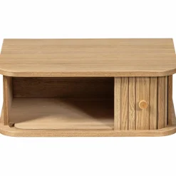 Discount WOOOD Jena hangend nachtkastje links/rechts hout naturel