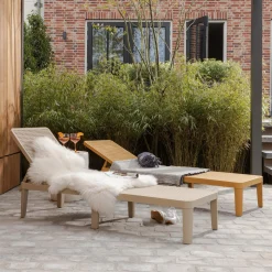 Outlet WOOOD Jinte ligbed tuin kunststof Zand