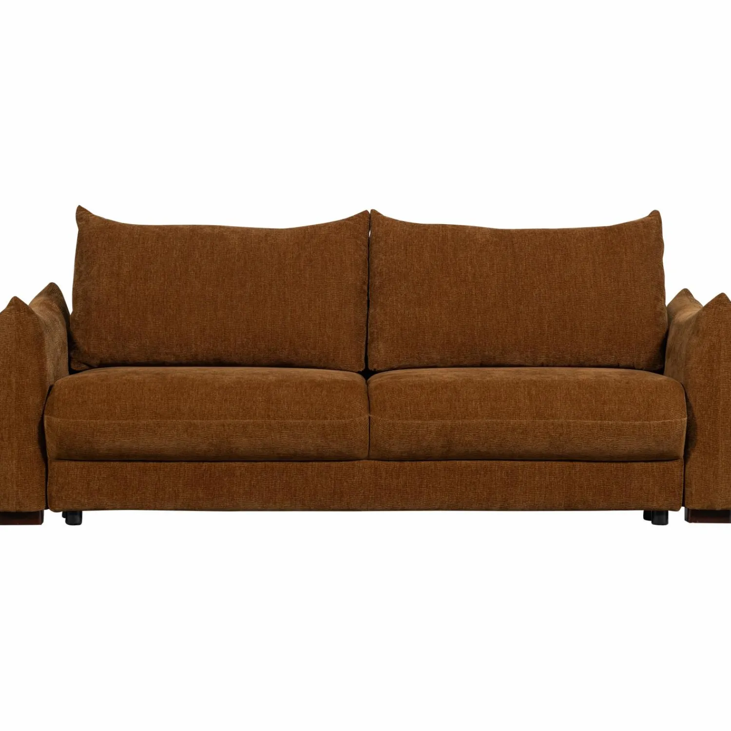 New WOOOD Jonne 3-zits slaapbank chenille Bruin