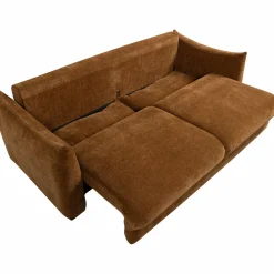 New WOOOD Jonne 3-zits slaapbank chenille Bruin