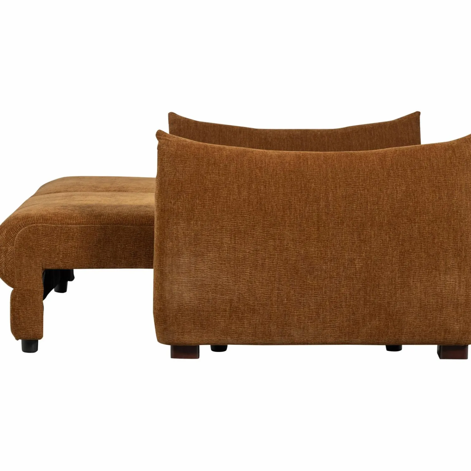 New WOOOD Jonne 3-zits slaapbank chenille Bruin