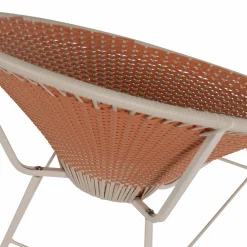 Sale WOOOD Kazoun tuin loungestoel wicker Oranje