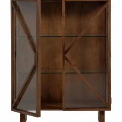 Sale WOOOD Kella 2-deurs kast mango hout Bruin