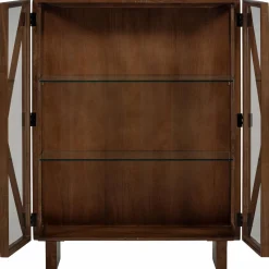 Sale WOOOD Kella 2-deurs kast mango hout Bruin