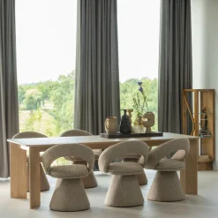 Online WOOOD Kella 1-deurs kast mango hout Bruin