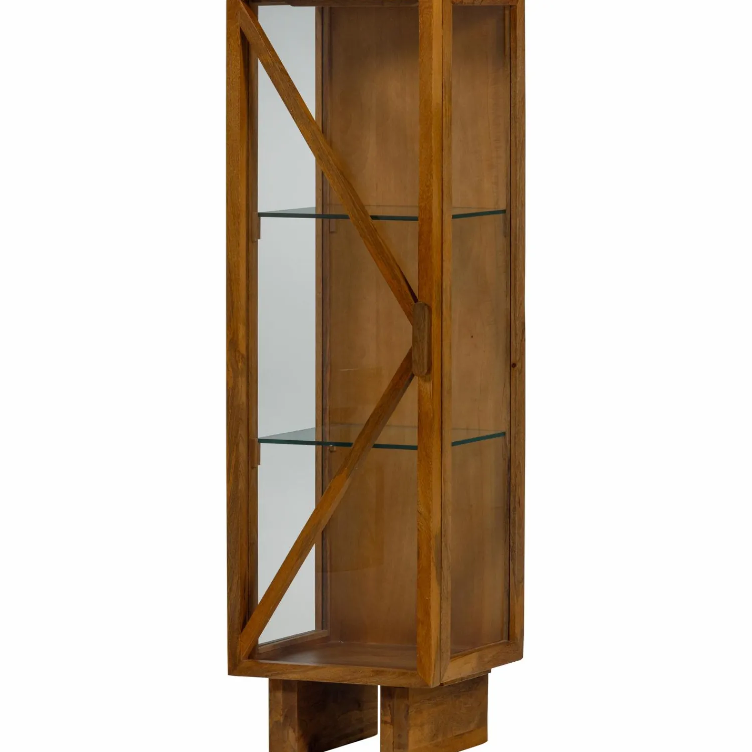 Outlet WOOOD Kella 1-deurs kast mango hout Naturel