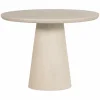 Outlet WOOOD Kevon tuintafel rond ø100 cm vezelversterkte beton naturel