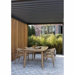 WOOOD Kris tuintafel acacia hout naturel 215x90 cm