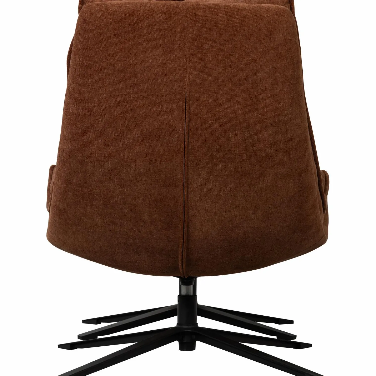 Online WOOOD Kube draaifauteuil met hocker Bruin