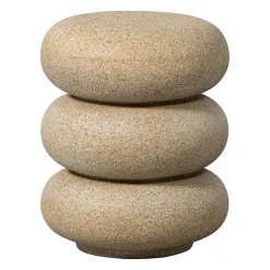 Discount WOOOD Laurel bijzettafel met spikkels Beige