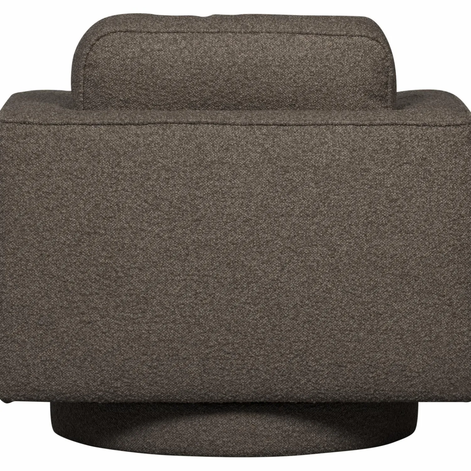 New WOOOD Lazy draaifauteuil bouclé Antraciet