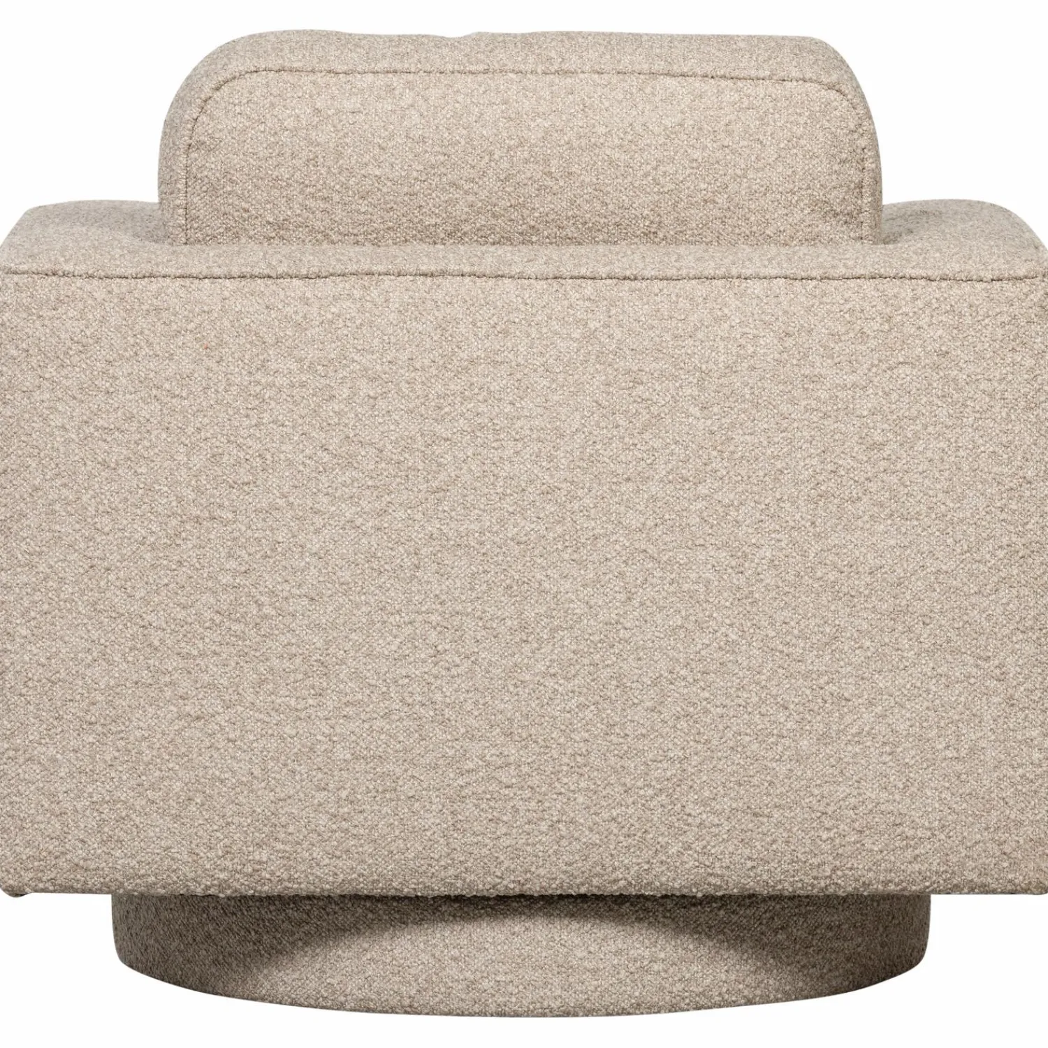 Outlet WOOOD Lazy draaifauteuil bouclé Naturel