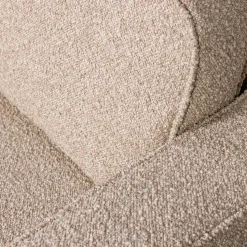 Outlet WOOOD Lazy draaifauteuil bouclé Naturel