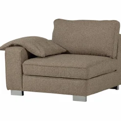 Hot WOOOD Lazy 1-zits element met arm links bouclé Zand