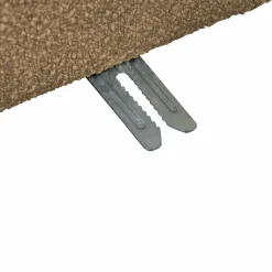 Best WOOOD Lazy 1-zits element met arm rechts bouclé Bruin