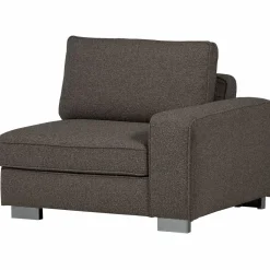 Clearance WOOOD Lazy 1-zits element met arm rechts bouclé Antraciet