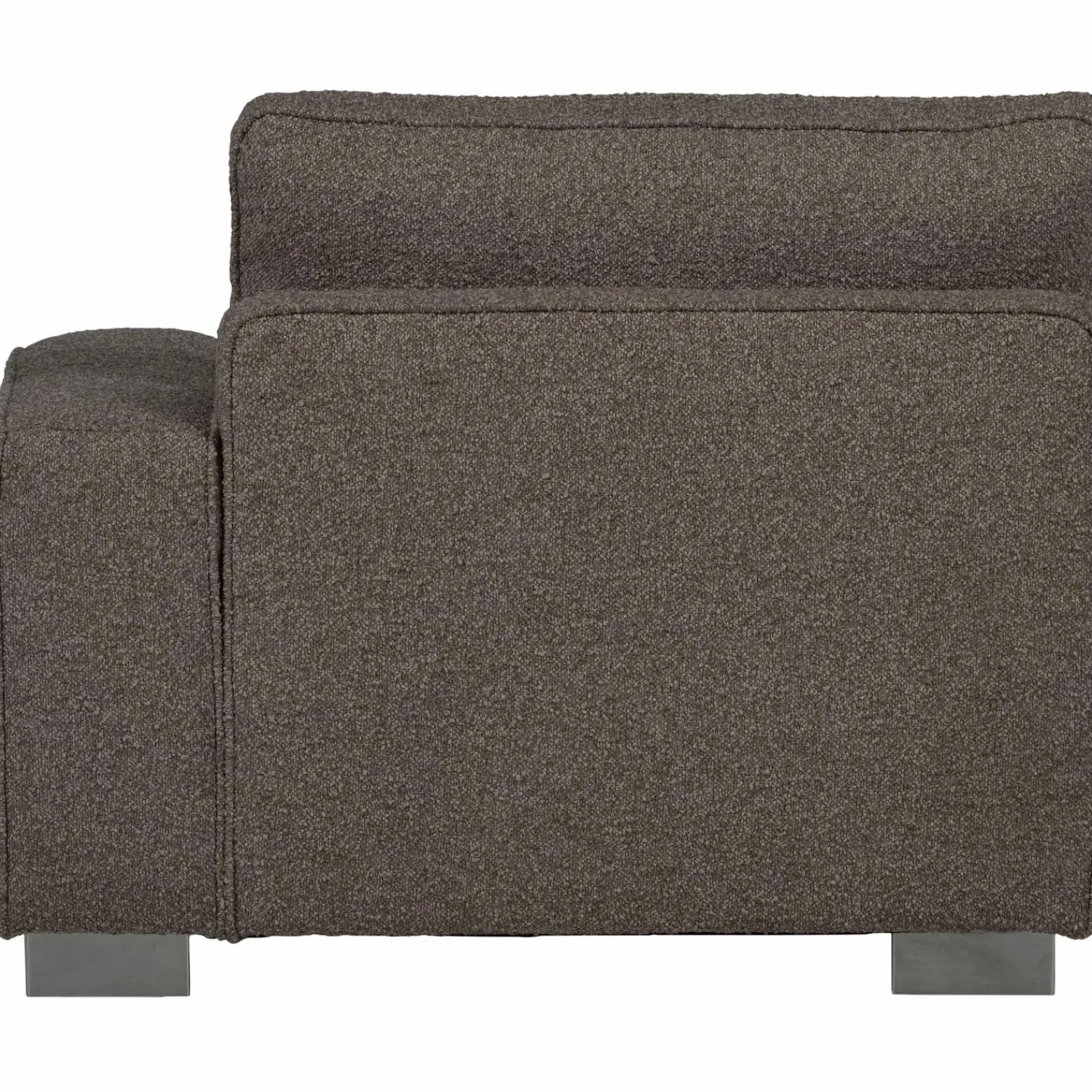 Clearance WOOOD Lazy 1-zits element met arm rechts bouclé Antraciet