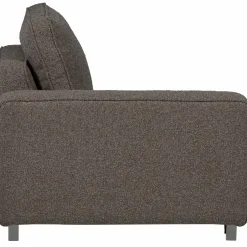 Clearance WOOOD Lazy 1-zits element met arm links bouclé Antraciet