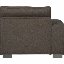 Clearance WOOOD Lazy 1-zits element met arm links bouclé Antraciet