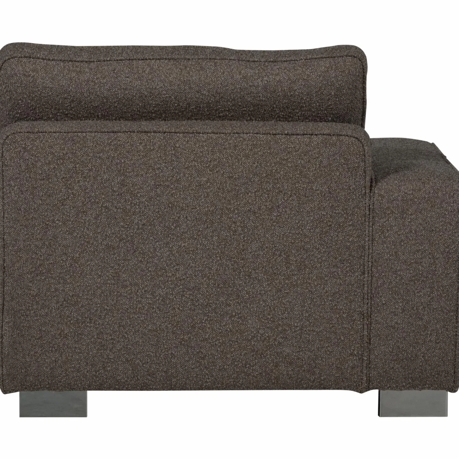 Clearance WOOOD Lazy 1-zits element met arm links bouclé Antraciet