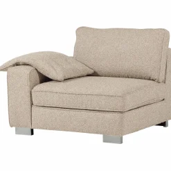 Online WOOOD Lazy 1-zits element met arm links bouclé Naturel