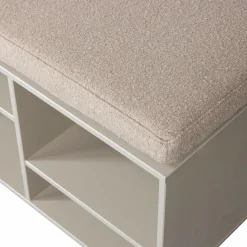 WOOOD Letterba(n)k XL bankje grenen dust incl. zitkussen