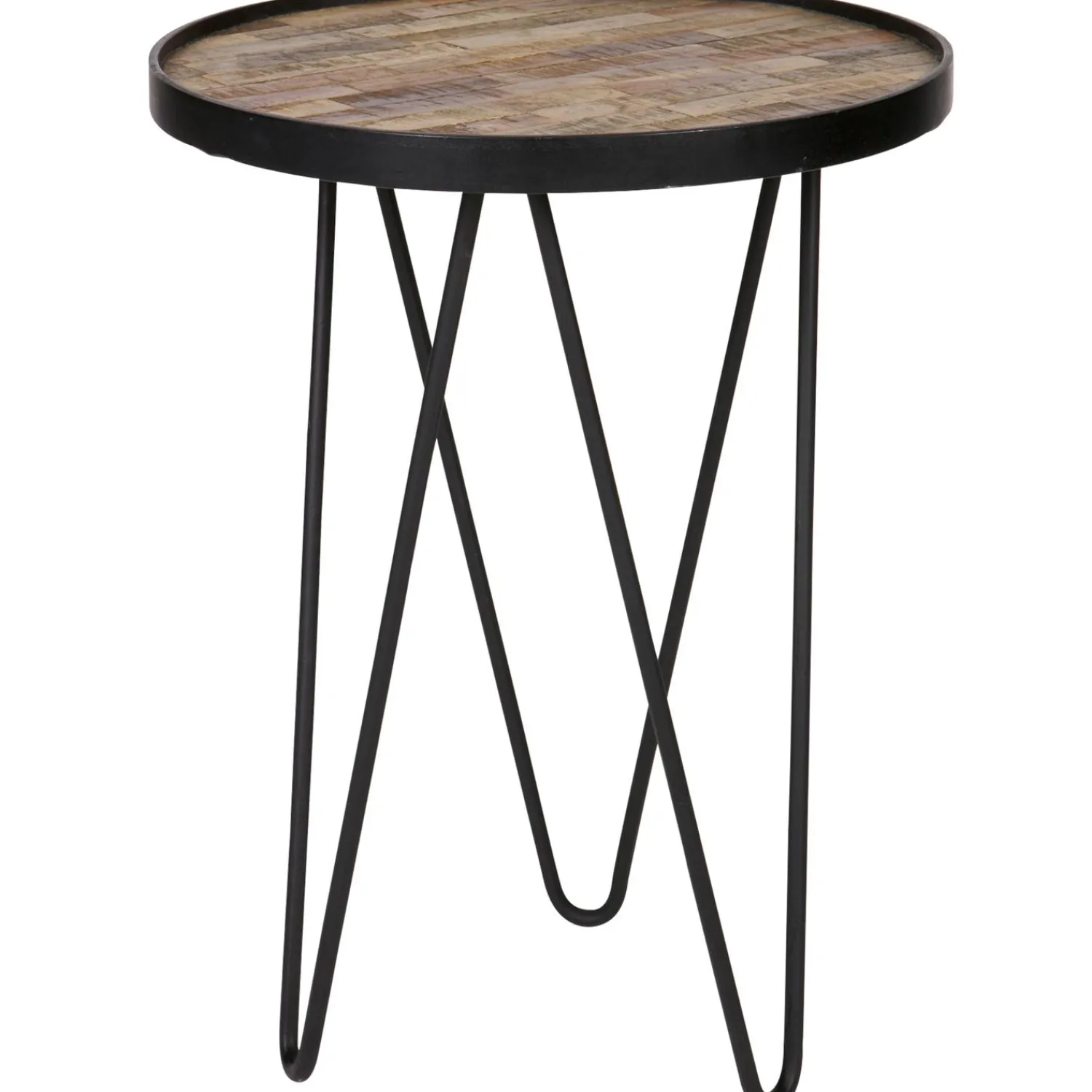 New WOOOD Lev bijzettafel hout/metaal