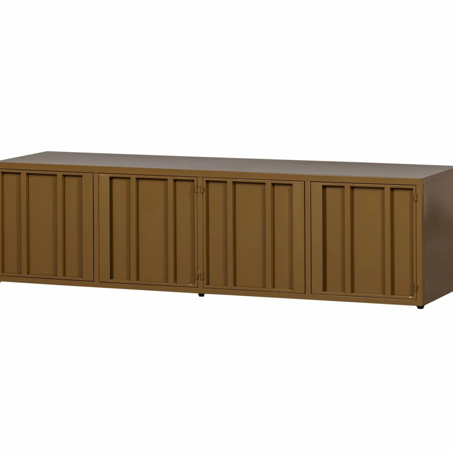 New WOOOD Level tv meubel metaal 44x160 cm Honinggeel