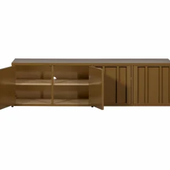New WOOOD Level tv meubel metaal 44x160 cm Honinggeel