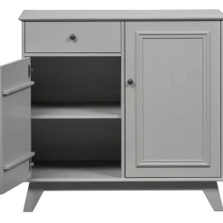 Best WOOOD Lily opbergkast 1 lade + 2 deuren grenen clay