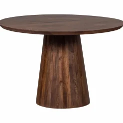 Best WOOOD Limit eetkamertafel rond mango hout walnoot ø130 cm