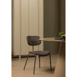 New WOOOD Link eetkamerstoel Bruin/grijs