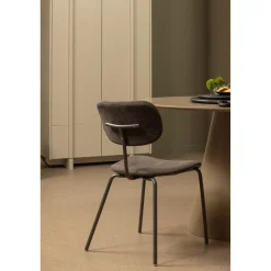 New WOOOD Link eetkamerstoel Bruin/grijs