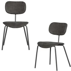 New WOOOD Link eetkamerstoel Bruin/grijs