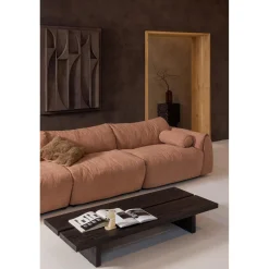 Outlet WOOOD Lion salontafel mdf donkerbruin 140x60 cm