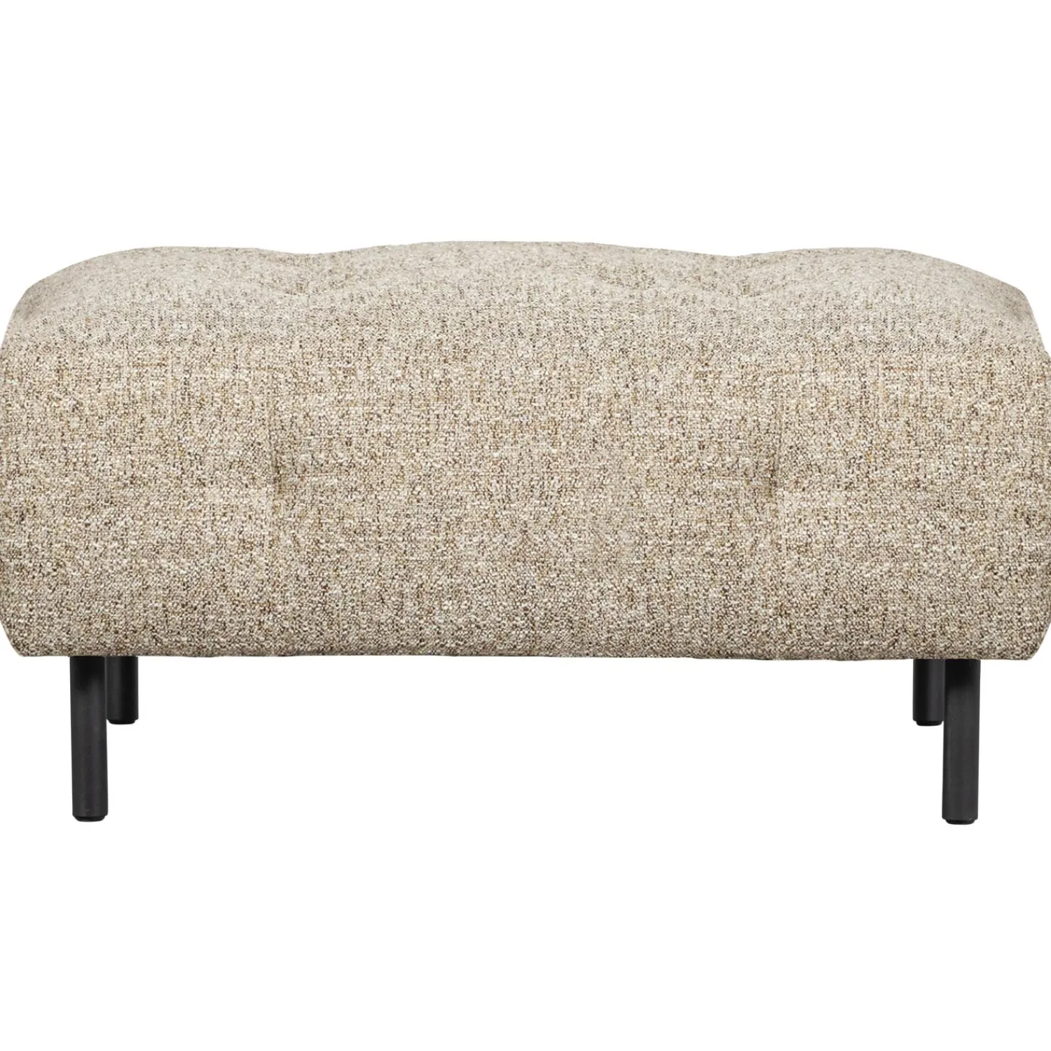 Best WOOOD Lloyd hocker grof geweven Naturel melange