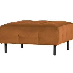 Discount WOOOD Lloyd hocker velvet Kaneel