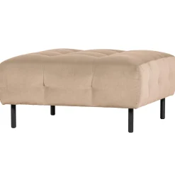 WOOOD Lloyd hocker velvet Zeezout