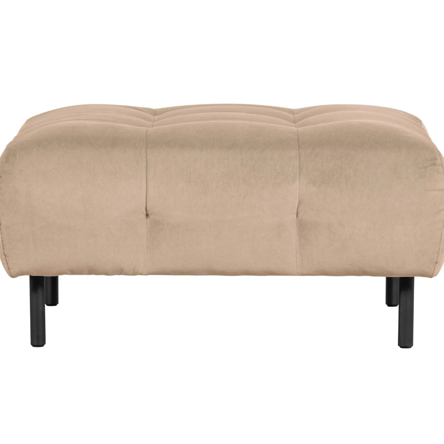 WOOOD Lloyd hocker velvet Zeezout