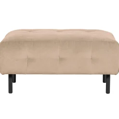 WOOOD Lloyd hocker velvet Zeezout