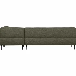 Hot WOOOD Lloyd hoekbank rechts grof geweven Groen melange