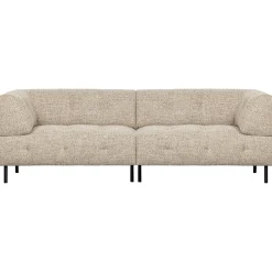 Discount WOOOD Lloyd 4-zits bank grof geweven Naturel melange