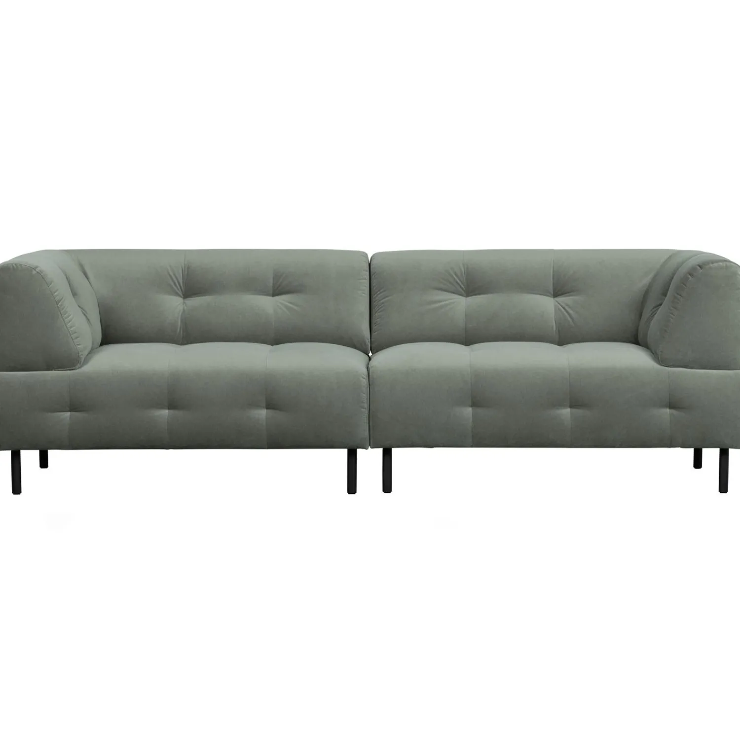 Outlet WOOOD Lloyd 4-zits bank velvet Waterplant