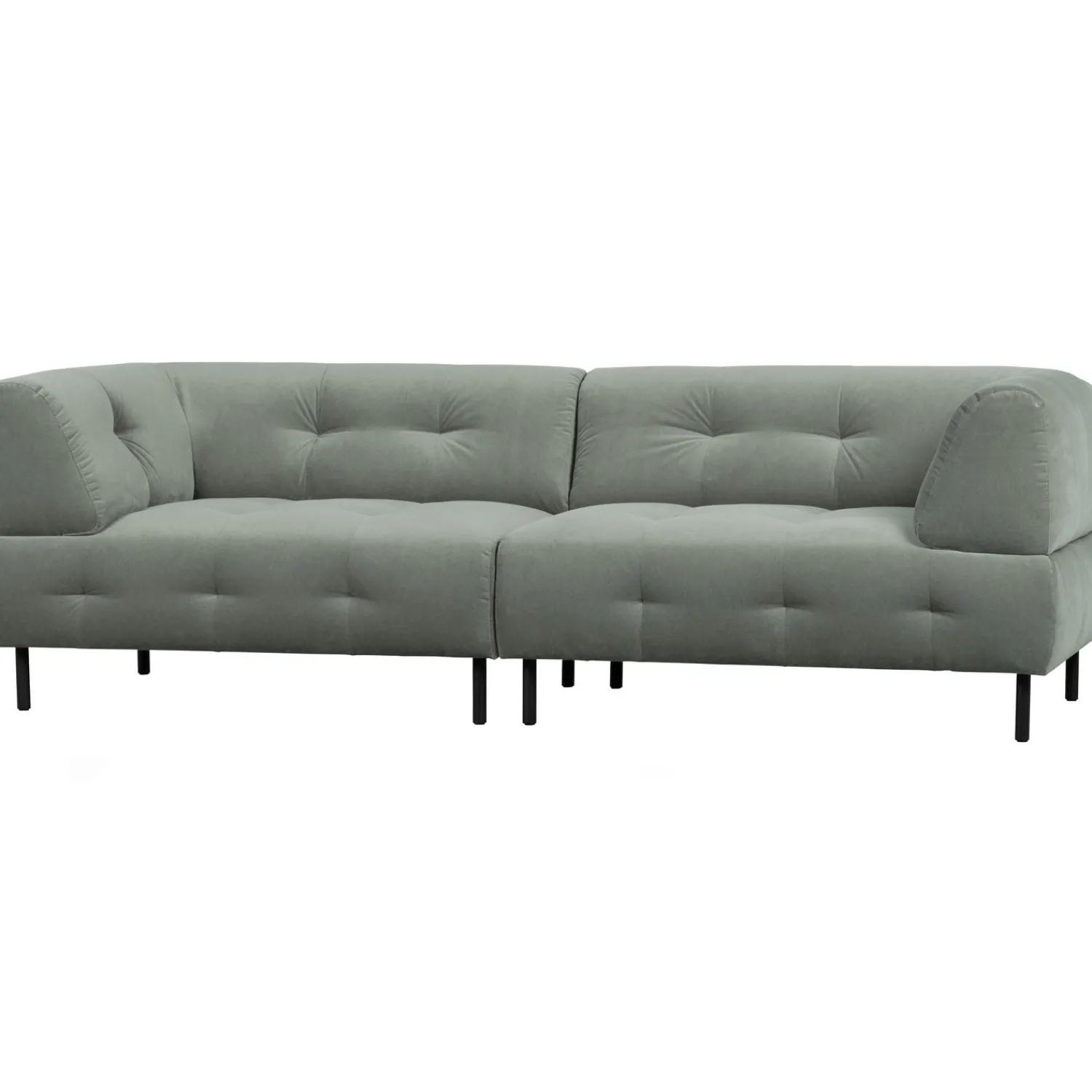 Outlet WOOOD Lloyd 4-zits bank velvet Waterplant