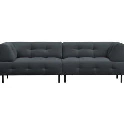 Outlet WOOOD Lloyd 4-zits bank velvet Wolk