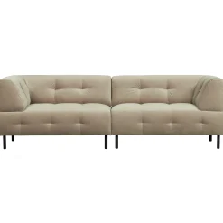 New WOOOD Lloyd 4-zits bank velvet Zeezout