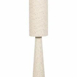 WOOOD Loft vloerlamp metaal/bouclé met stippen 130 x Ø 30 cm Naturel