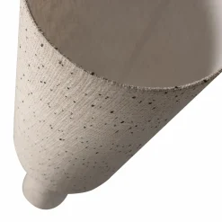 WOOOD Loft vloerlamp metaal/bouclé met stippen 130 x Ø 30 cm Naturel