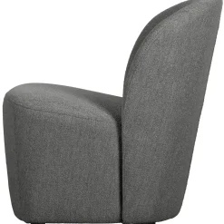 Online WOOOD Lofty fauteuil bouclé Staalgrijs